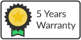 Icon - 5 years warranty