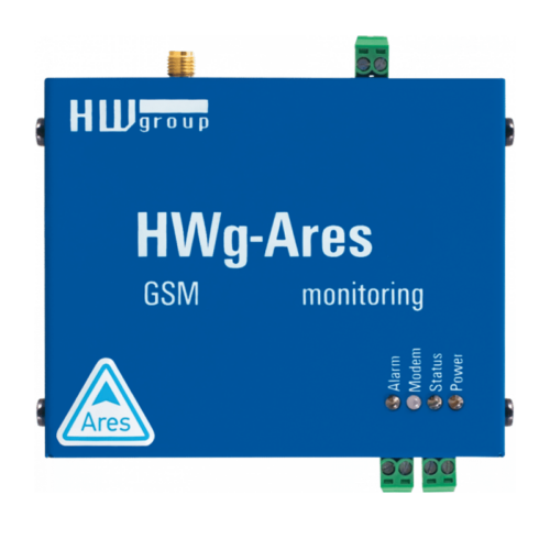 Foto - Sistema di monitoraggio GSM HWg-AresXX - Vista frontale