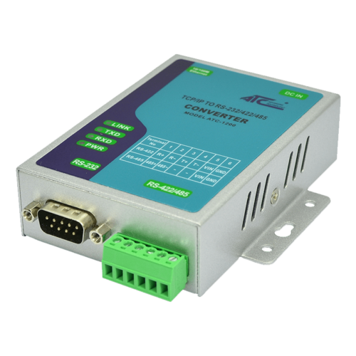 Photo - ATC-1200 TCP/IP to RS232/422/485 Converter - Bottom side view