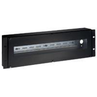 Foto - Contenitore 3U DIN per rack 19" (Nero)