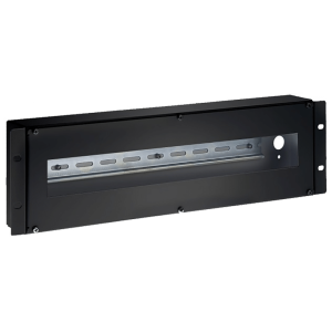 Foto - Contenitore 3U DIN per rack 19" (Nero)