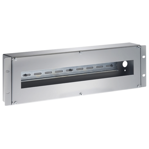 Foto - Contenitore 3U DIN per rack 19" (Bianco)