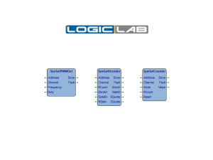Icona - Counter, encoder, PWM