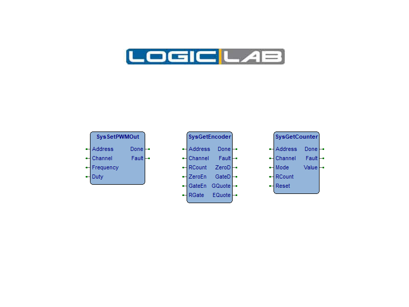 SlimLine - New counter/encoder and PWM features