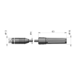 Digital temperature/humidity probe DIGIS/M