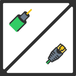 Ethernet-fiber optics