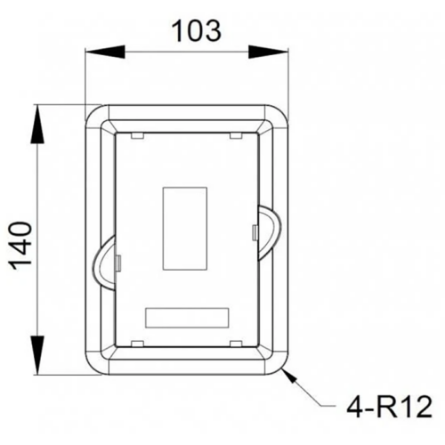 Supporto per montaggio Tastiera remota - GD350-JPZJ - immagine 2