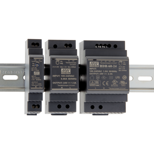 Photo - Meanwell DIN Rail Power Supplies HDR Series