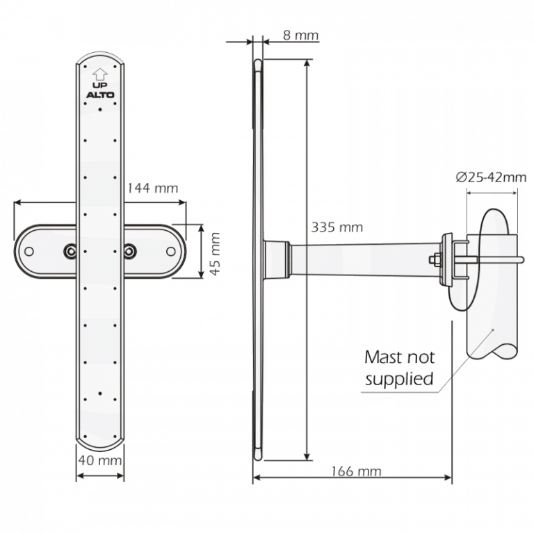 Antenna di trasmissione 2.4G con antenna TEM a banda larga ad alto