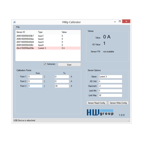 Schermata - HWg-Calibrator