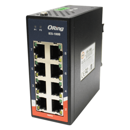 Foto - IES-180B Switch ethernet unmanaged 8 porte