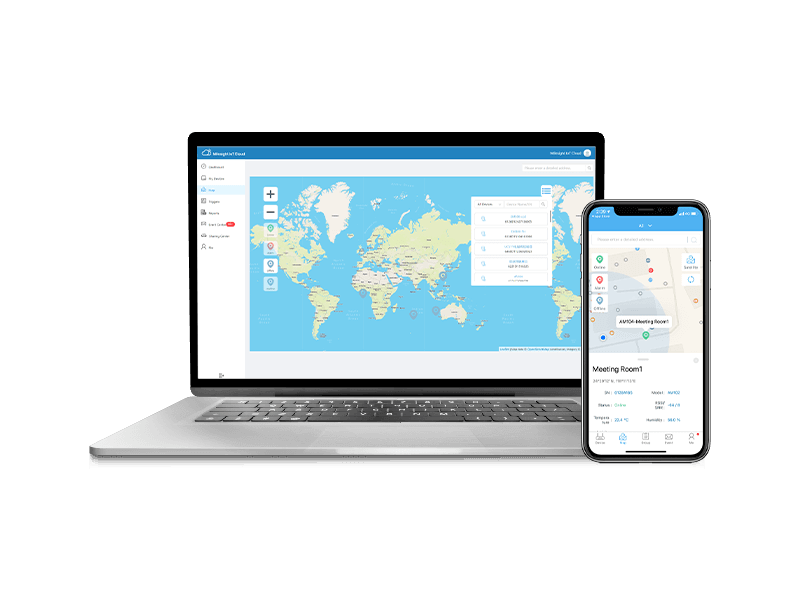 Screen - Milesight IoT Cloud Maps