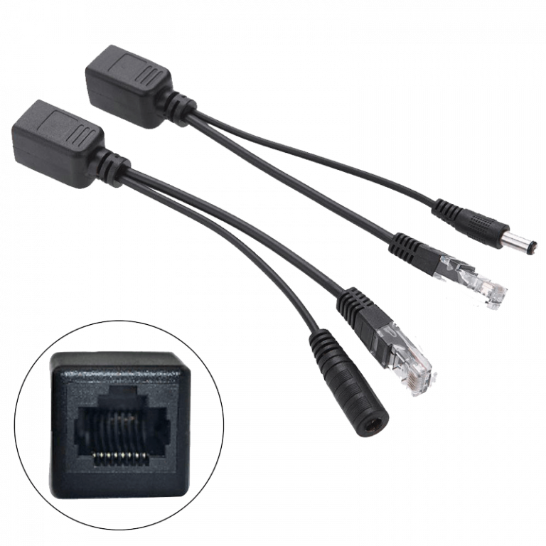 Foto - Kit cavi splitter PoE passivo