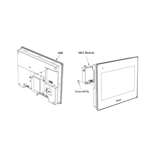 Disegno - Installazione modulo M02