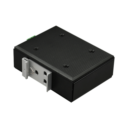 Photo - Ethernet to NMC-210 Optical Fiber Converter (Back View)