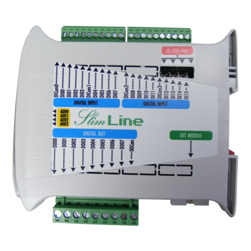 Foto - SlimLine modulo espansione 16+8 I/O digitali (5)