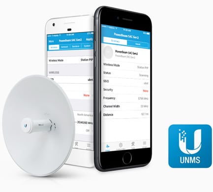 Photo - PowerBeam AC Mobile Configuration Feature