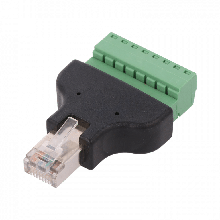 Foto - Adattatore RJ45-M a morsetti estraibili RJ45-M-TBR (Vista 2)