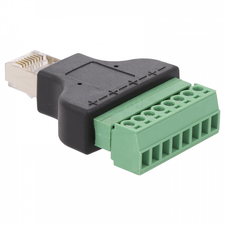 Foto - Adattatore RJ45-M a morsetti estraibili RJ45-M-TBR (Vista 1)