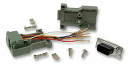 Foto - Adattatore modulare DB9F/RJ45