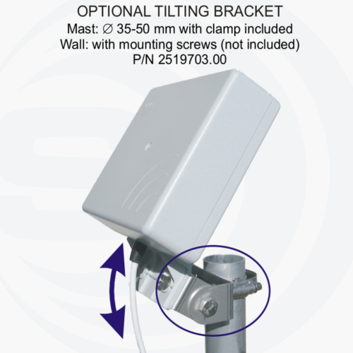 Photo - Optional tilting mounting system for SMP