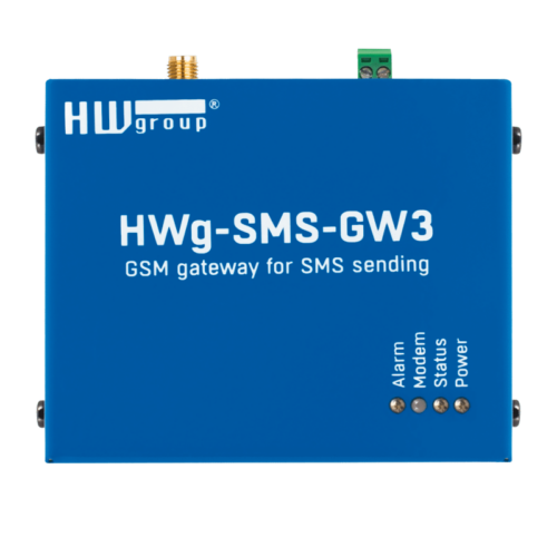 Foto - HWg-SMS-GW3 Gateway SMS - Vista frontale