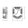 Dimensionale - STHC10x Sensore Temperatura, Umidità e CO2
