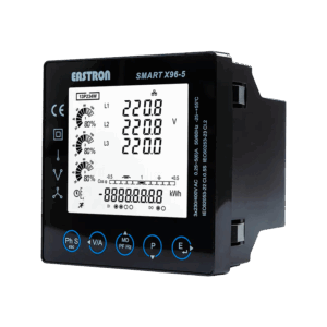 SMART X96 series multifunction panel-mounted energy analyzer (Front view)