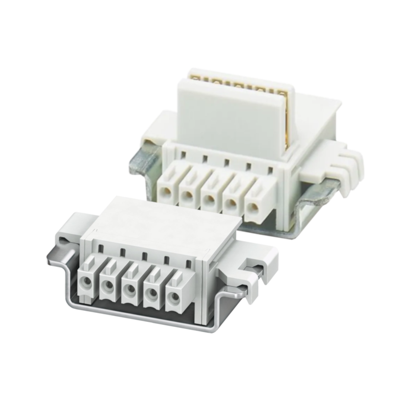 Connettori TBus per barra DIN