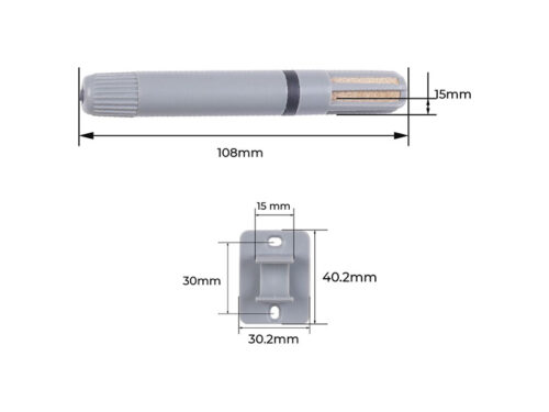 Sensore combinato Temperatura+umidità RS485 (Dimensioni)