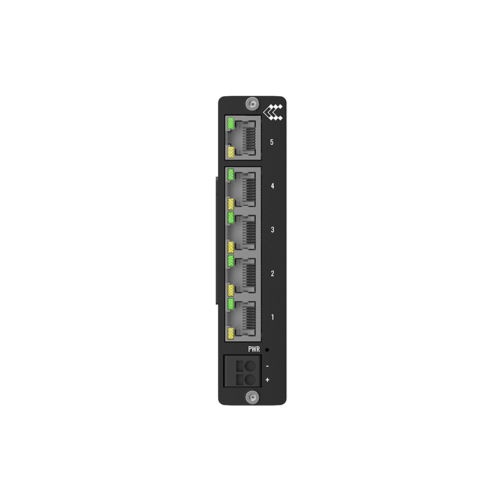 Foto - Switch Ethernet industriale unmanaged 5-porte TSW010 (Vista frontale)
