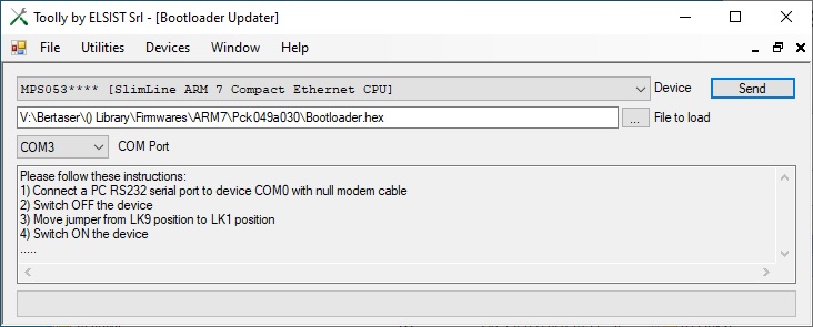 Toolly - Bootloader Updater