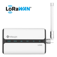 Foto - Gateway industriale IP65 LoRaWAN UG65 (Vista frontale)