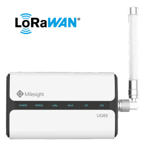 Foto - Gateway industriale IP65 LoRaWAN UG65 (Vista frontale)