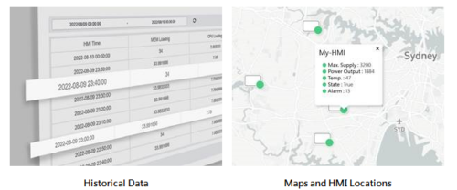 Schermata - WeinCloud Storico e Localizzazione HMI